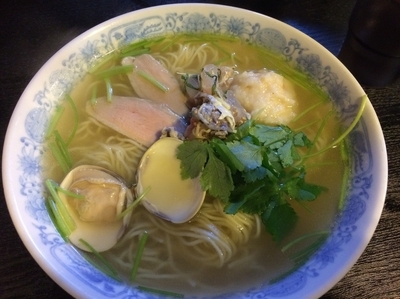 「のど黒と鯛のあら炊きそば」@中華そばつけそば 千思萬考の写真