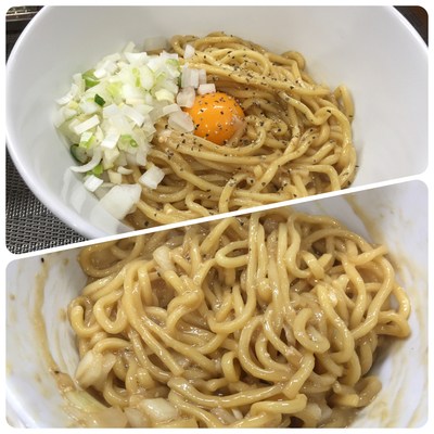 「【夢者の日】かまたま¥450+ニンニク¥30+ショウガ¥30」@麺丼Dining 夢者の写真