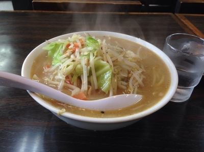 「野菜そば(大盛り)750円+100円」@中華料理 ポパイの写真