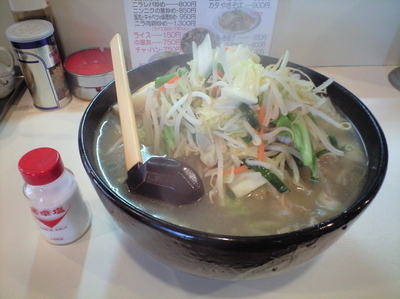 「たんめん大盛」@らーめんはうすの写真