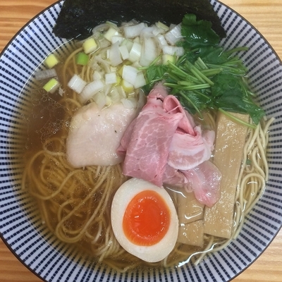 「煮干そば 白醤油¥680円（大盛＋100円）」@中華そば よしかわの写真