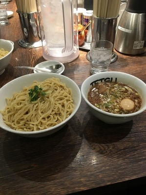 「味玉つけめん」@つけめんTETSU 壱の木戸 水戸店の写真