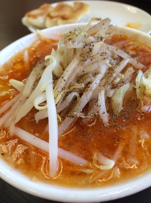 「辛味噌つけ麺大」@麺屋 元の写真