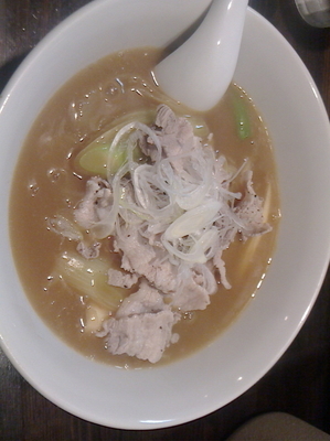 「らぁめんカレー南蛮(750円)」@麺工房HIRAMAの写真