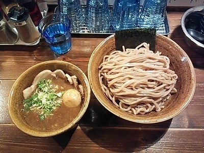 「味玉肉増しつけ麺（大盛）」@ベジポタつけ麺 えん寺の写真