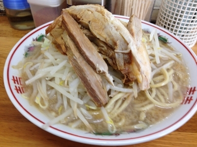「チャーシュー麺850円+大盛り100円」@大黒家製麺の写真