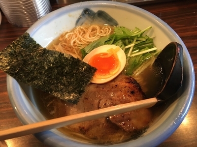 「柚子塩らーめん」@AFURI 原宿店の写真