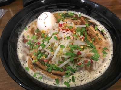 「はいから味噌＋桜玉」@麺処 はいからの写真