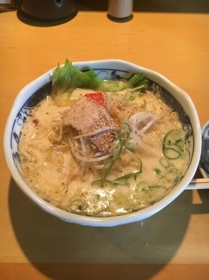 「サービスランチ（クリームラーメンと焼飯）」@やま本の写真