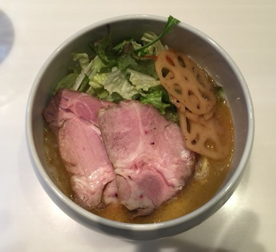 「【本日限定】鶏と海老の濃厚ラーメン￥800」@麺や 彩～iro～の写真