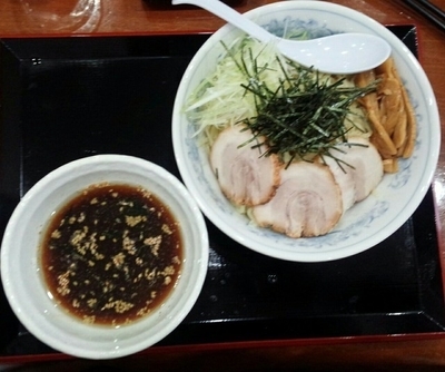 「つけ麺醤油中盛350g710円・チャーシュー1枚無料クーポン」@らーめん つけ麺 めんこうの写真