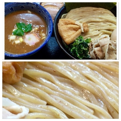 「☆つけ麺　小結 ねむりチャーシュー、もち巾着トッピング☆」@らー麺土俵 鶴嶺峰の写真