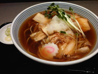 「キムチおろしそば」@おそば古道 増田屋の写真