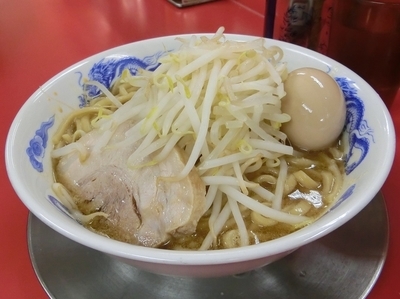 「味玉ラーメン」@ジャンクガレッジ 坂戸塚越店の写真