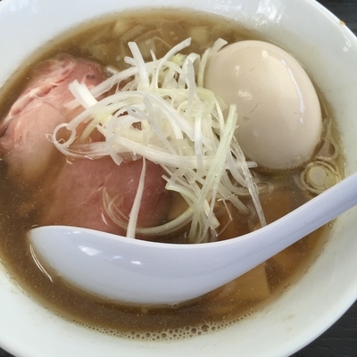 「煮干し中華そば NORMAL +味玉 +追い玉」@煮干中華そば のじじR 我孫子店の写真