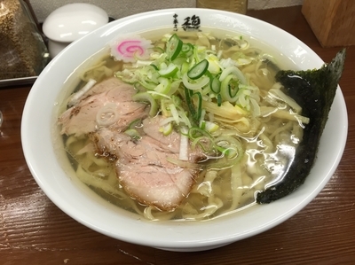「中華そば（平打ち麺） 大盛700円」@中華そば 馥の写真