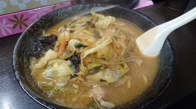 「味噌野菜麺(750円)」@元祖旨辛系タンメン 荒木屋の写真