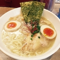 濃厚鶏白湯そば（塩） 750円＋味玉100円