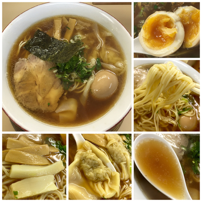 「醤油ワンタンメン（ラーパス味玉）￥950」@支那そば 心麺の写真