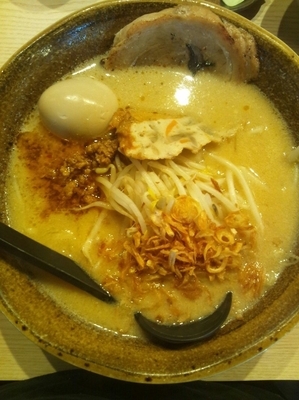 「九州味噌らーめん（炙りチャーシュー・味玉トッピング）」@麺屋 壱正 守山店の写真