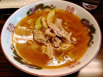 「1月限定 牛骨チキンペッパーラーメン」@めん処 夢ノ弥の写真