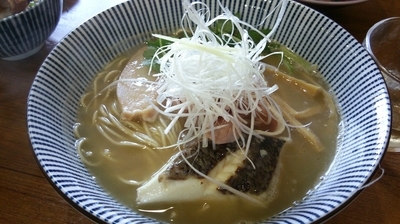 「限定；濃厚鯛そば」@寿製麺よしかわ 川越店の写真