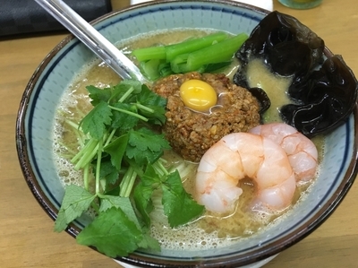 「如月の一杯 愛抱き胡麻拉麺D」@MENYA 食い味の道有楽の写真