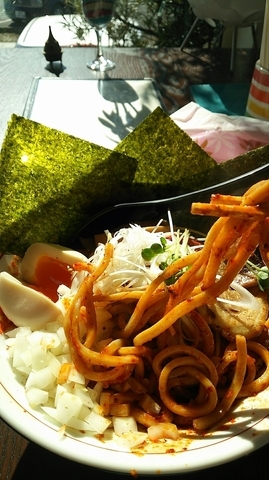 「特製辛あつ(２辛)」@麺屋みつばの写真