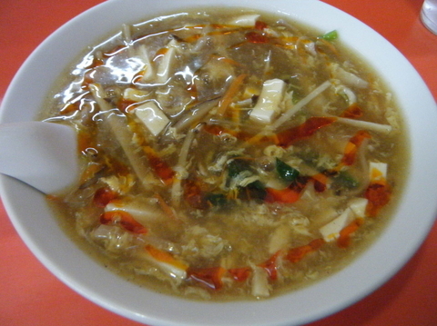 「酸辣湯麺850円」@香港苑の写真