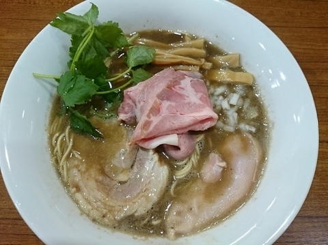 「特濃烏賊煮干そば ￥800」@寿製麺よしかわ 川越店の写真