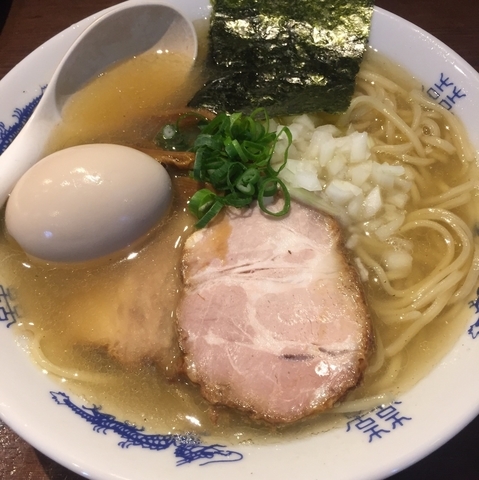 「中華そば(塩)¥750＋味玉¥100」@中華そば 飯村製作所の写真
