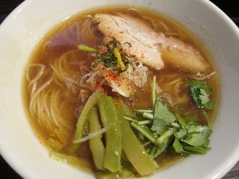 「鯵ニボそば　「750円」」@志奈そば 田なかの写真