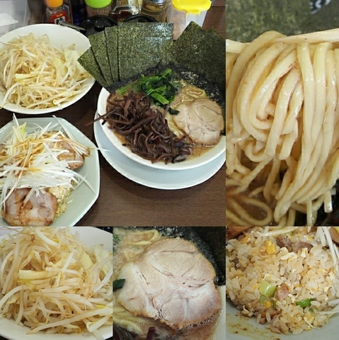 「ラーメン＋きくらげ＋もやしキャベツ×2＋海苔」@うまいヨ ゆうちゃんラーメンの写真