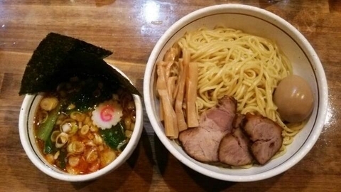 「特製つけそば(中)(あつもり)」@BASSOの写真