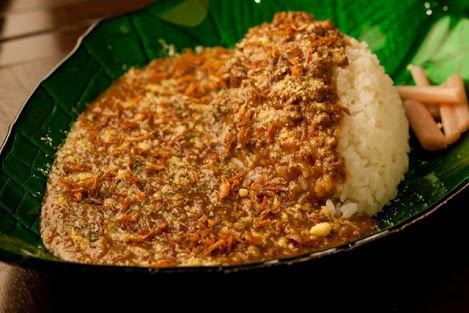 「甘口キーマカレー」@自由人酒場の写真