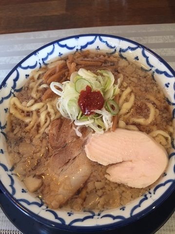 「背脂のこく煮干しらぁめん500円大盛100円」@千葉房総 麺のマルタイの写真