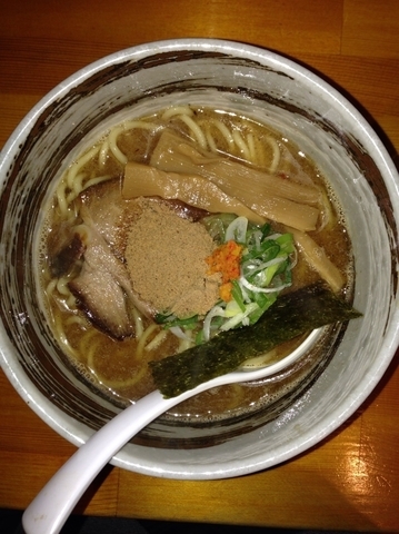 「魚雷ラーメン・インドめしセット」@つけ麺 魚雷 安政町店の写真