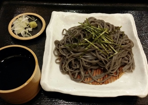「黒豆蕎麦　600円」@季乃彩 食事処 旬菜亭の写真