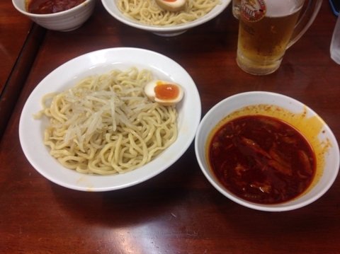 「辛子みそつけ麺」@つけめん 高木や 高田馬場店の写真