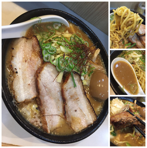 「【限定C 】広島産牡蠣の赤味噌らぁめん￥830」@麺屋 扇 SENの写真