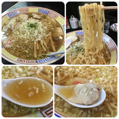 「あごだし中華(こってり、中)¥770+たまねぎ¥120」@山形 飛魚 亞呉屋 仙台店の写真