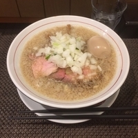 昼限定 背脂煮干ラーメン+たまご