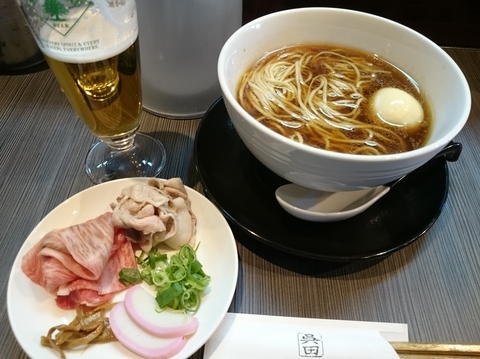 「【1周年記念限定】一年そば1000円＋味玉(ﾗｰﾊﾟｽ)」@柳麺 呉田-goden-の写真