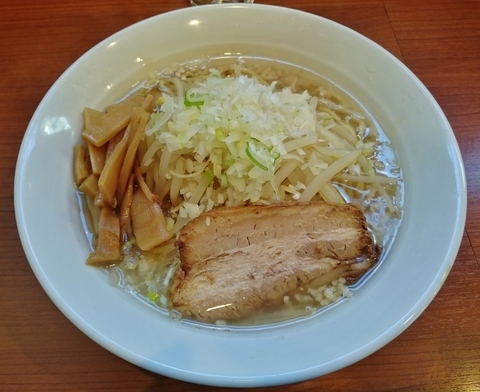 「背脂醤油らーめん 750円」@中華そば 七麺鳥の写真