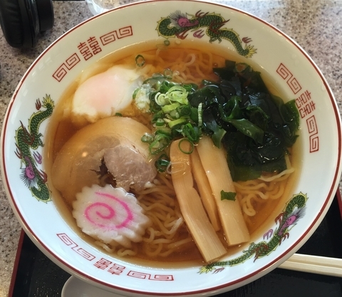 「和風ラーメン＋温泉玉子（￥440＋￥70）」@麦の城の写真