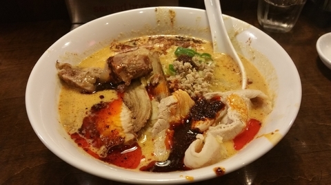 「肉盛坦々麺」@濃厚担々麺・らーめんつけめん 仁の写真