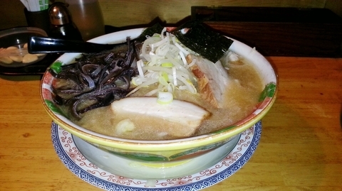「塩豚骨ラーメン大+チャーシュー丼小」@パワー軒の写真