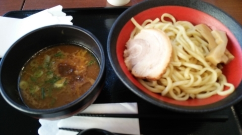 「魚介豚骨つけ麺(あつもり)」@豚丼・博多とんこつ ばりかた屋 アリオ川口店の写真