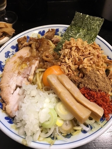 「カレーまぜそば大盛850円」@狼煙 〜NOROSHI〜の写真