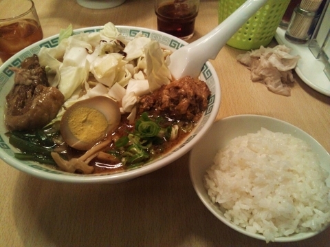 「太肉麺+ライス」@桂花ラーメン 新宿ふぁんてんの写真
